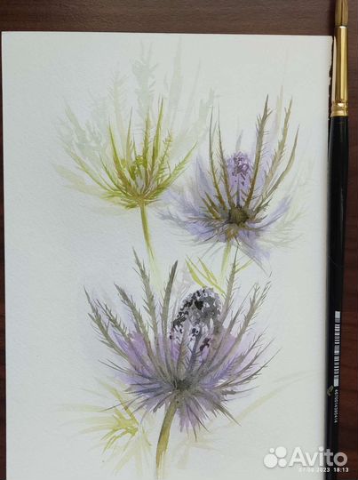 Картина акварель