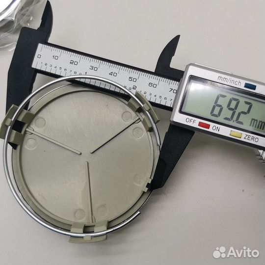 4шт колпаки Brabus 75мм, серебро