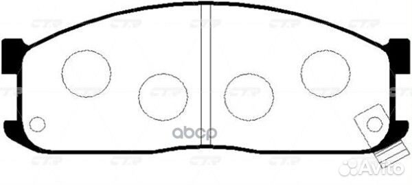 Колодки CTR GK0517 (ckkk-11)