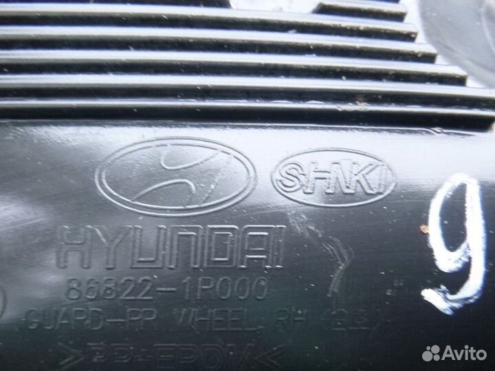 Локер задний правый hyundai solaris solaris 2010