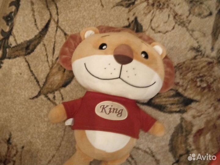 Мягкая игрушка лев новая