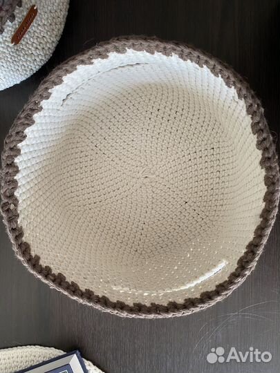 Корзины вязаные в наличии и на заказ