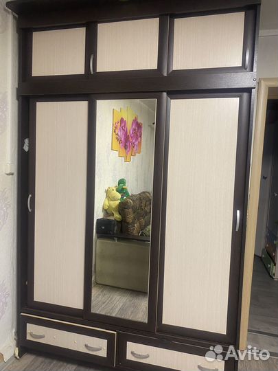 Шкаф купе с зеркалом бу