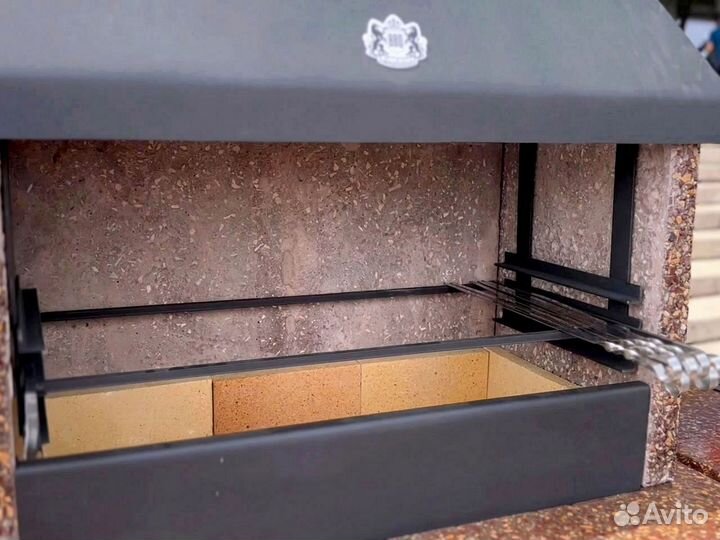 Модульные печи барбекю, печь под казан