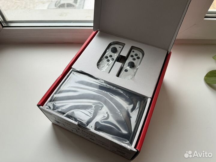 Новая Nintendo Switch Oled White Чип+256+Игры
