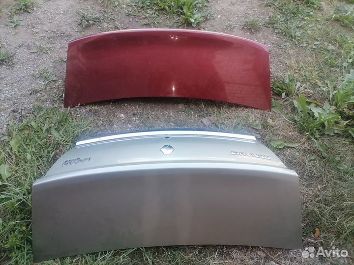 Крышка багажника на рено логан