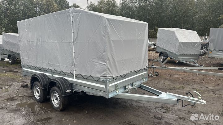 Прицеп двухосный 3,5х1,5 полный комплект