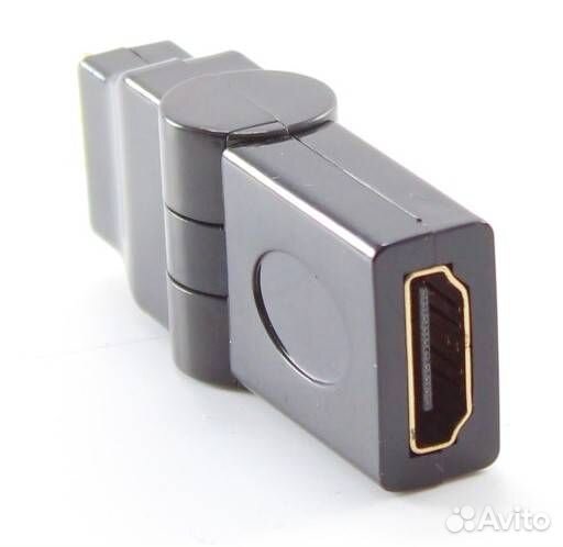 Адаптер hdmi F - mini hdmi M поворотный