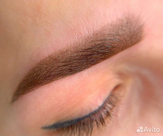 Татуаж волоски 3D, Безкровная техника