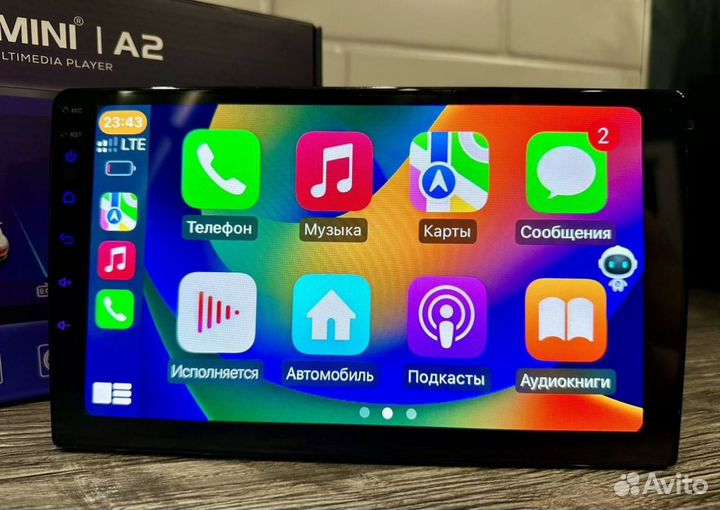 Мощная магнитола 4/64 гб на все марки авто (Арт.69440)