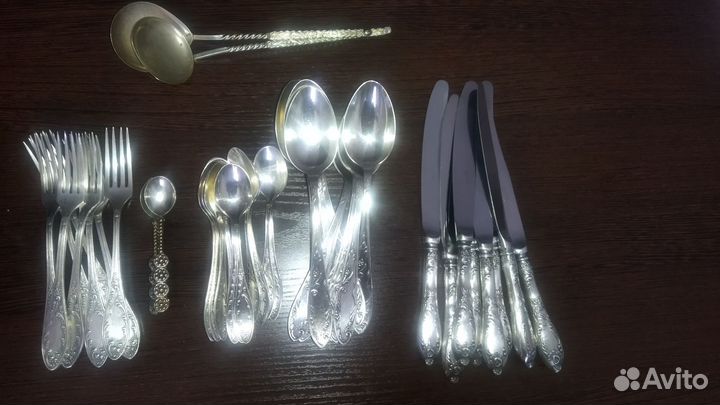 Столовые приборы мельхиор СССР