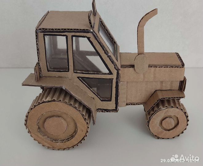 Поделка трактор