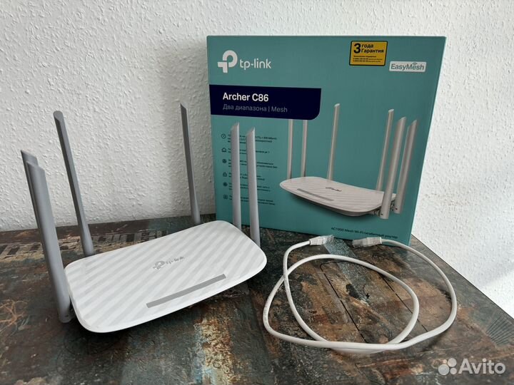Wi-Fi роутер TP-Link Archer C86 с гарантией