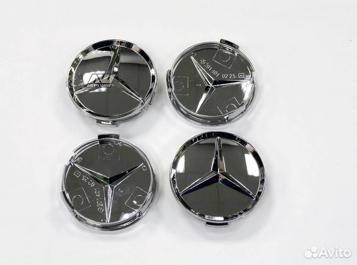 Колпачок на литье Mersedes Benz 4 шт