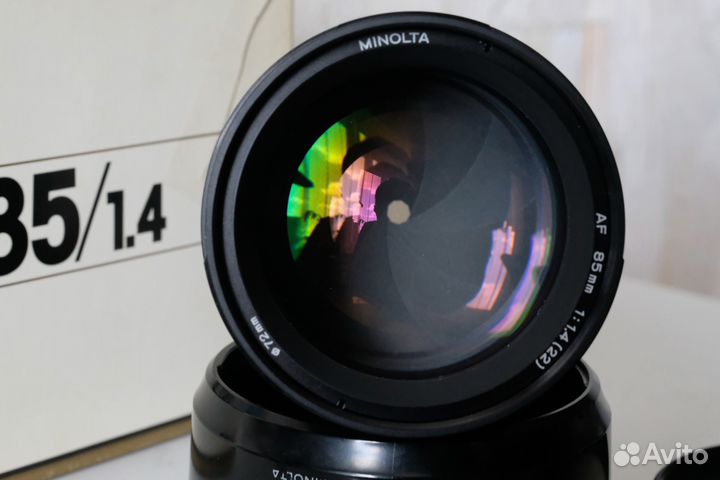 Minolta AF 85\1,4 G (Japan)