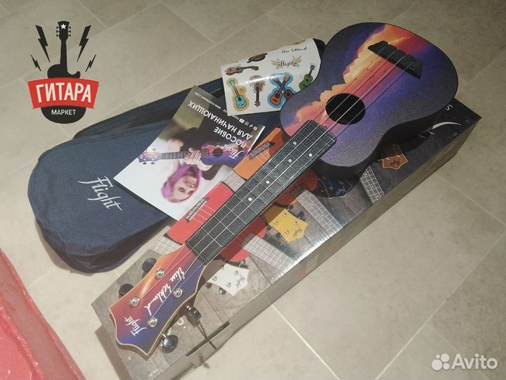 Укулеле-сопрано Flight TUS-EE sunset + чехол