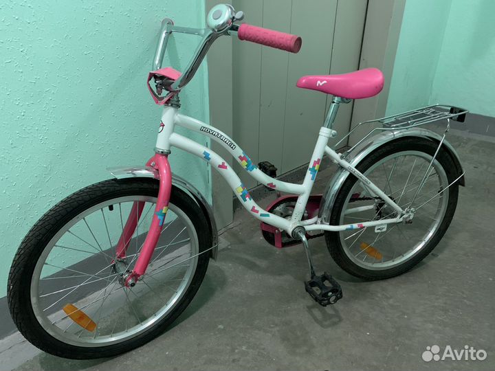 Велосипед 20 дюймов для девочки Novatrack Tetris