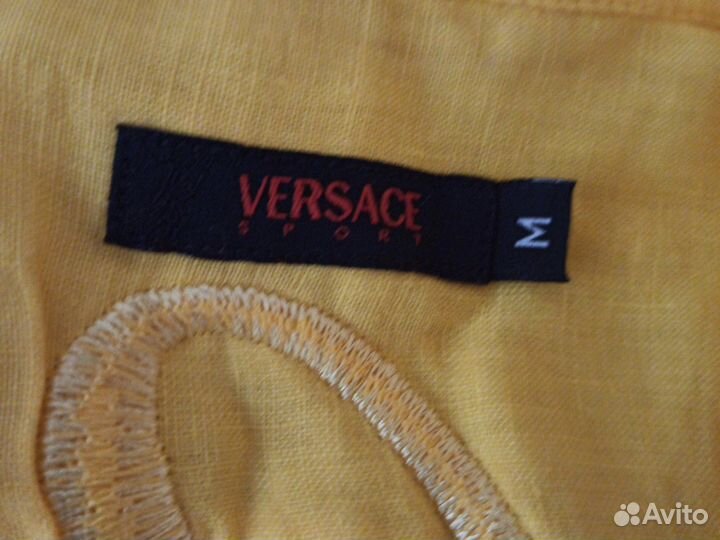 Рубашка лëн Versace Италия М