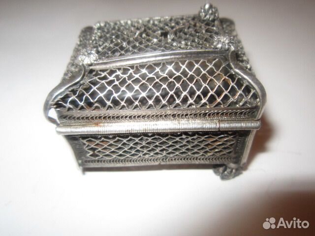 Шкатулка для ювелирных украшений серебро 1861 г