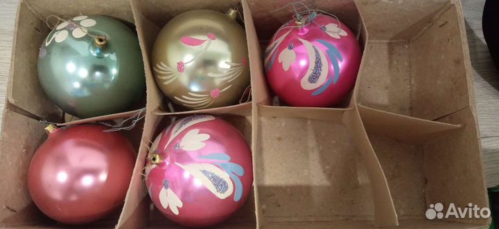 Елочные игрушки СССР