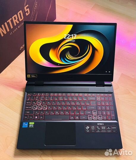 Новый Acer RTX 3060 140W / i5-12500H / 16 / 512