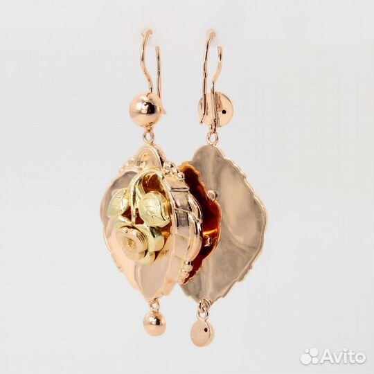 Золотые серьги 585 пробы