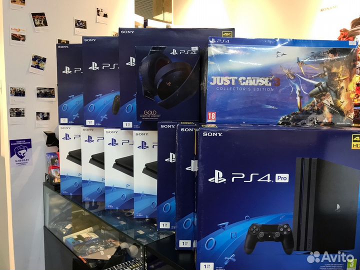 Sony Playstation 4 slim\Pro 1tb б.у+1 игра