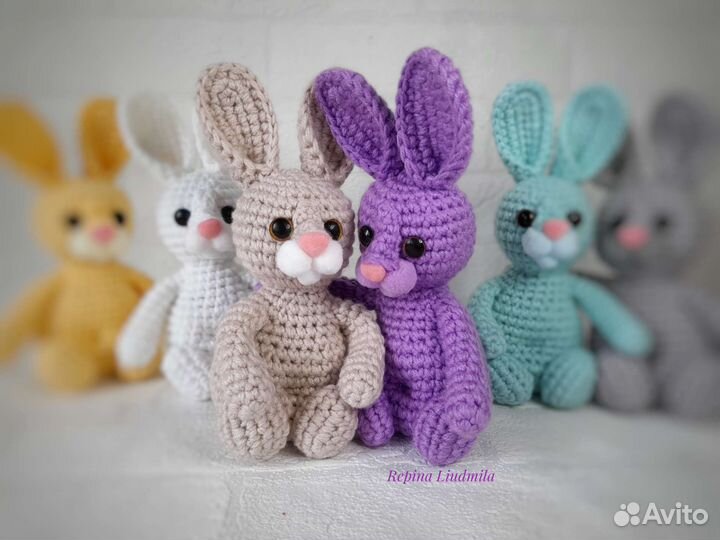 Заяц вязаный