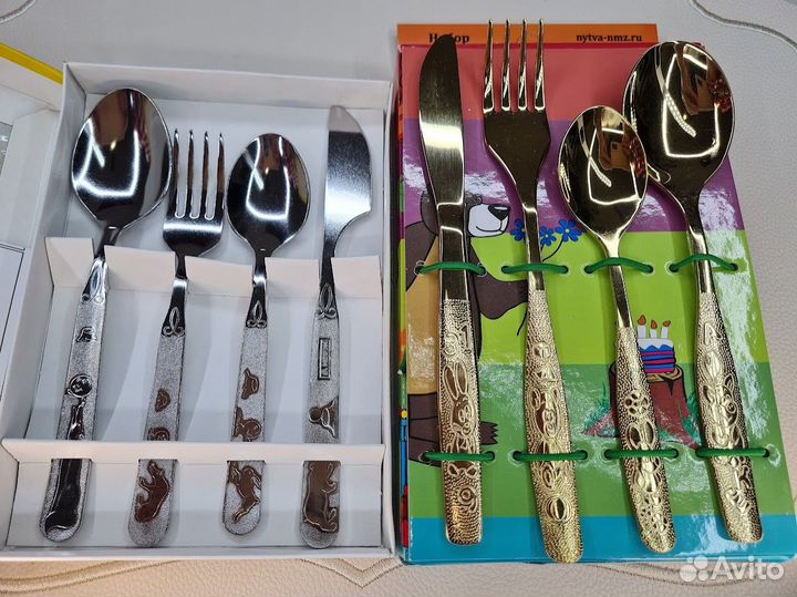 Детские наборы столовых приборов Россия