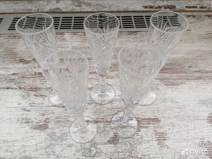 Бокалы, рюмки Хрусталь СССР