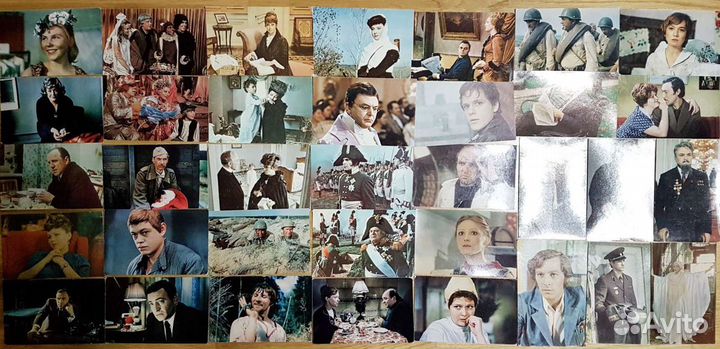 Открытки. Актеры советского кино, кадры