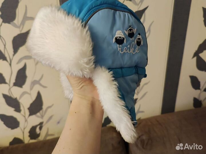 Шапка-ушанка 50 р,Reike