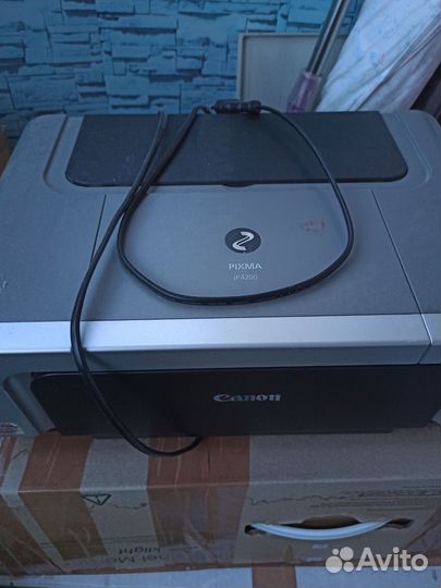 Цветной струйный принтер canon