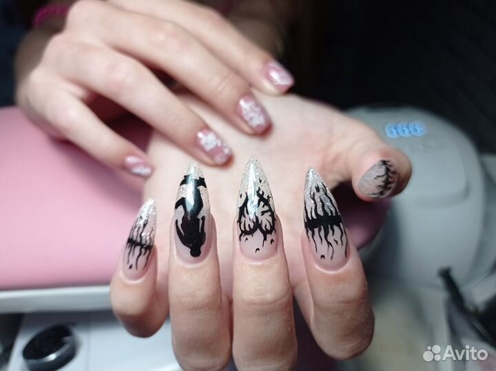 Маникюр, наращивание ногтей