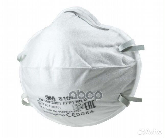 Полумаска противоаэрозольная FFP1 3M 8101 8101 3M