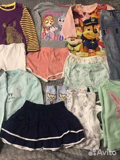 Вещи пакетом на девочку 98 разм