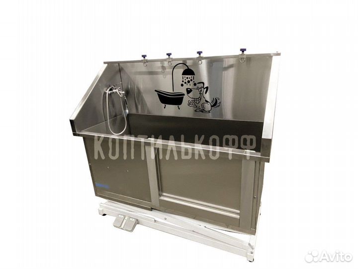 Ванна грумера нержавеющая