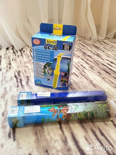 Tetra GC 30 грунтоочиститель (сифон) + 2 наклейки