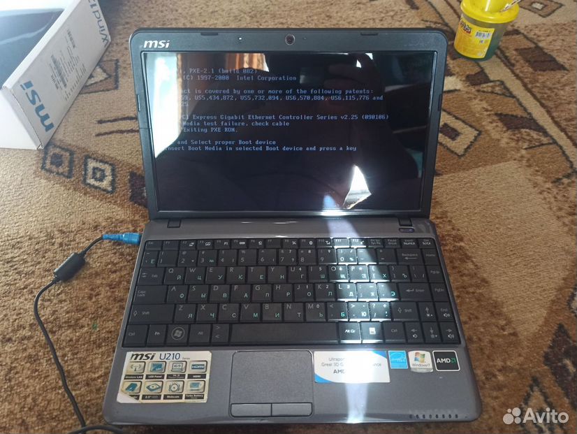 Нетбук msi u210