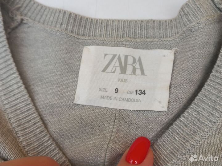 Школа Zara Кофта юбка-шорты на девочку 134-140-146