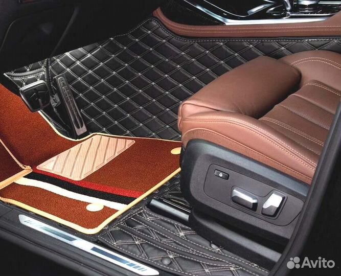 3D Коврики Range Rover Салон Багажник из Экокожи