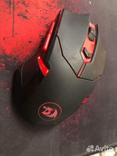 Коврик и мышь red dragon