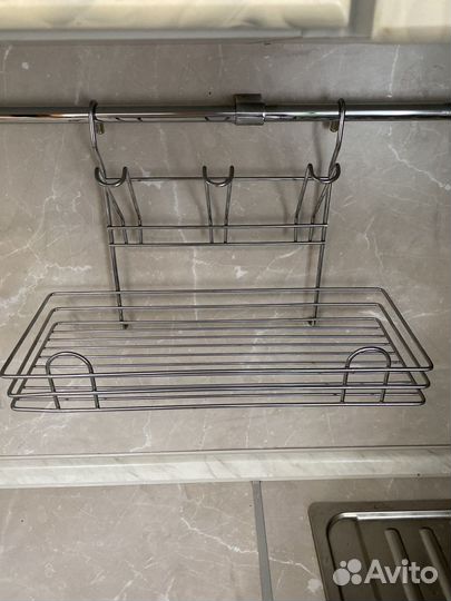 Полки для кухни (крепление на рейлинг)