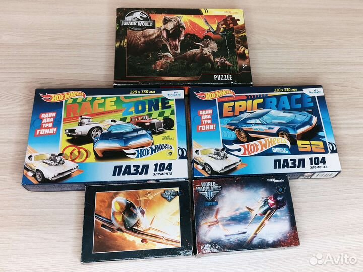 Пазлы 5шт