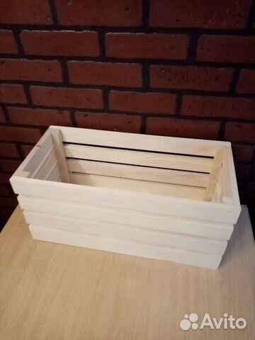 Ящик деревянный для хранения с крышкой