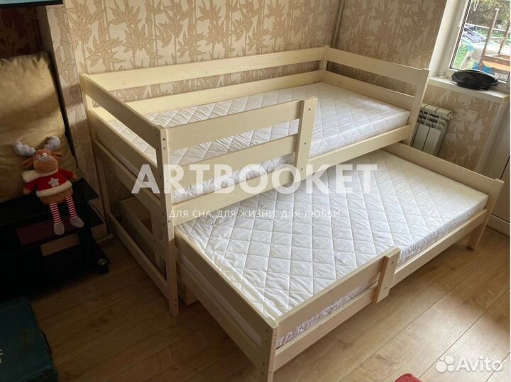 Детская кровать софа двухъярусная