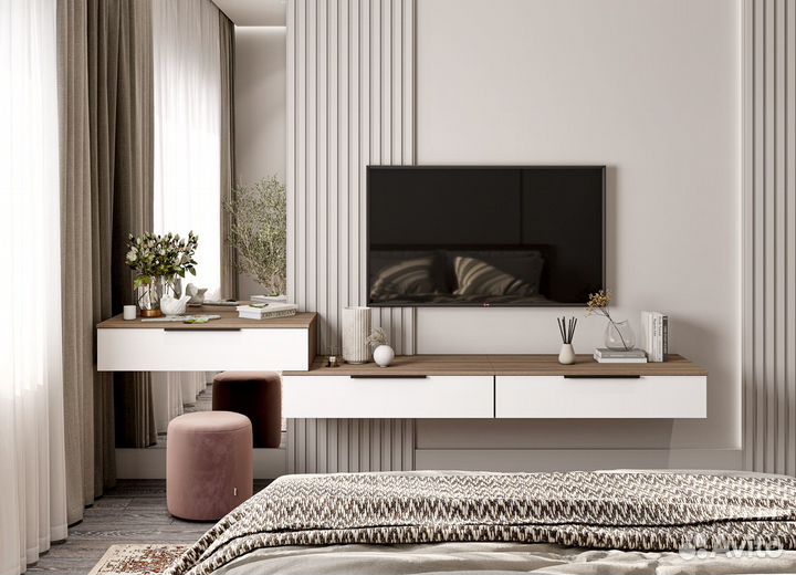 Подвесная тумба под тв