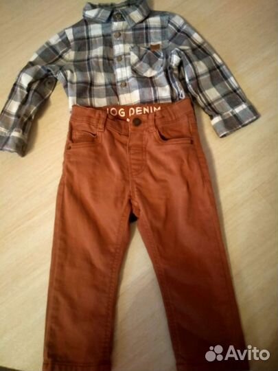 Костюм,рубашка и джинсы