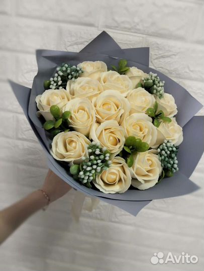 Букет цветов из мыла