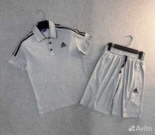 Летний костюм Adidas шорты+поло Adidas